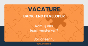 Vacature Back-End Developer